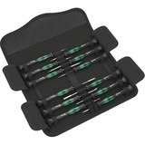 Wera Compakt Micro 21 ESD 1, Tournevis Noir/Vert, Pour les appareils électriques