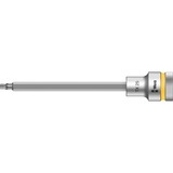 Wera Embouts à douille TORX® HF Zyklop à emmanchement 1/2" avec fonction de retenue, Clés mixtes à cliquet TX25 x 140mm