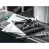 Wera Ensemble 7 cliquets Zyklop Metal avec carré mâle traversant, Set d'outils 28 pièces