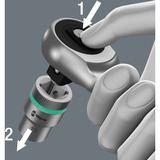 Wera Ensemble 7 cliquets Zyklop Metal avec carré mâle traversant, Set d'outils 28 pièces