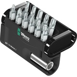 Wera Ensemble d'embouts Bit-Check 12 Metal 1, Set d'embouts de vissage Support universel et embouts