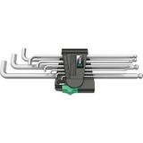 Wera Jeu de clés Allen 950/9 Hex-Plus 4, Tournevis Chrome, 9 pièces