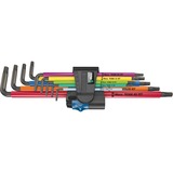 Wera Jeu de clés Allen 967/9 TX XL Multicolore HF 1, Tournevis 9 pièces, TORX T8 à T40
