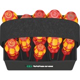 Wera Kraftform 2go 100 embout de tournevis 11 pièce(s) Rouge/Jaune, 11 pièce(s), Phillips, Cruciforme, Torx, PH 1,PH 2, PZ 1,PZ 2, T10,T15,T20, 50 x 120 mm