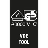 Wera Kraftforme Comp. VDE 60 iS/65 iS/67, Tournevis Manche Kraftform pour lames interchangeables et lames isolées interchangeables