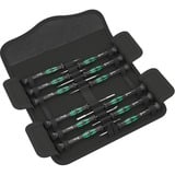 Wera Micro 12 Electronics 1 Jeu Tournevis standard Noir/Vert, Pour appareils électriques