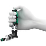 Wera Pistolet Kraftform Kompakt RA4, Tournevis Noir/Vert
