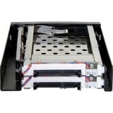 Rack mobile 3,5" pour 2x 2,5" SATA, Cadrage