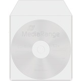 MediaRange Pochettes plastiques pour CD/DVD, Étui de protection 50 pièces, En vrac