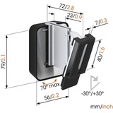 Vogels Sound 3200 support d'enceinte, Support mural Blanc