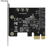 DeLOCK 2 port SATA PCI Express Card, Adaptateur 