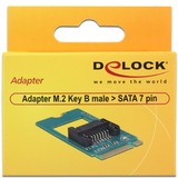 DeLOCK Adaptateur M.2 Clé B -> SATA Broche 7, Serial ATA-Controller 