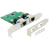 DeLOCK Carte PCIe Express > 2x Gigabit LAN, Carte réseau 