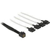 Mini SAS HD SFF-8643 > 4x SATA 7-Pin, Câble