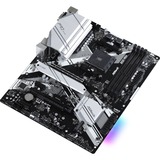 ASRock B550 Pro4, Socket AM4 carte mère Noir/Argent, RAID, Gb-LAN, Sound, ATX