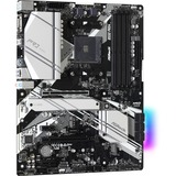 ASRock B550 Pro4 carte mère socket AM4 Noir/Argent, RAID, Gb-LAN, Sound, ATX