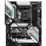 ASRock B550 Steel Legend, Socket AM4 carte mère Noir/Argent, RAID, Gb-LAN, Sound, ATX