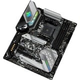 ASRock B550 Steel Legend, Socket AM4 carte mère Noir/Argent, RAID, Gb-LAN, Sound, ATX