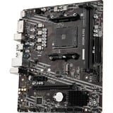 MSI A520M-A PRO, Socket AM4 carte mère Noir/gris, RAID, Gb-LAN, Sound, µATX