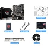 MSI A520M-A PRO, Socket AM4 carte mère Noir/gris, RAID, Gb-LAN, Sound, µATX