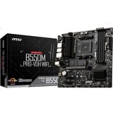 MSI B550M PRO-VDH WIFI, Socket AM4 carte mère Noir, RAID, Gb-LAN, Sound, ATX