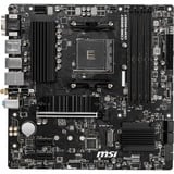 MSI B550M PRO-VDH WIFI, Socket AM4 carte mère Noir, RAID, Gb-LAN, Sound, ATX