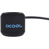 Alphacool Aurora HardTube LED Ring 13mm Deep Black - RGo, Bande LED Noir
