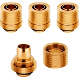 Corsair Hydro X Series XF Compression 10/13mm (3/8" / 1/2") ID/OD, Connexion Or, 4 pièces