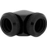 Corsair Hydro X Series XF Hardline 90° 12mm OD, Connexion Noir, 2 pièces