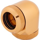 Corsair Hydro X Series XF Hardline 90° 14 mm OD, Connecteur Or, 2 piéces