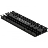 DeLOCK Dissipateur plat de 70 mm pour module M.2, Dissipateur thermique Noir