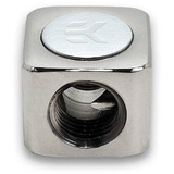 EKWB EK-AF Séparateur en T 3F G1/4 - Nickel, Distributeur Argent