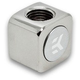 EKWB EK-AF Séparateur en T 3F G1/4 - Nickel, Distributeur Argent
