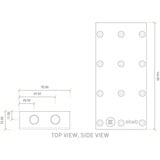 EKWB EK-FC Terminal X4 - Plexi, Connexion 