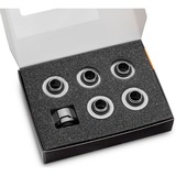 EKWB EK-Quantum Torque 6-Pack HDC 14 - Nickel Black, Connexion Argent/Noir