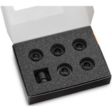 EKWB EK Quantum Torque 6-Pack STC 12/16, Connexion Noir, Raccords, Laiton, Noir, 1/4", Mâle, 19 mm