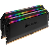 Corsair 32 Go DDR4-3600 Kit, Mémoire vive Noir, CMT32GX4M2Z3600C18, Dominator Platinum RGB, XMP 2.0, AMD Ryzen Optimisé