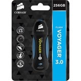 Corsair Flash Voyager 256 Go, Clé USB Noir/Bleu, CMFVY3A-256GB