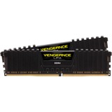 Corsair Vengeance LPX 16 Go DDR4-3200 (2x 8 Go) mémoire vive Noir, CMK16GX4M2E3200C16, XMP 2.0
