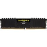 Corsair Vengeance LPX Series Low Profile 8 Go DDR4 2400 MHz CL14, Mémoire vive Noir, RAM DDR4 PC4-19200