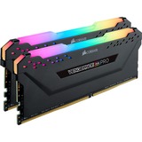Corsair Vengeance RGB PRO 32 Go DDR4-3600 (2x 16 Go) mémoire vive Noir, CMW32GX4M2Z3600C18, XMP 2.0