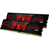 G.Skill Aegis 16 Go DDR4-2666 (2x 8 Go) mémoire vive Noir, F4-2666C19D-16GIS