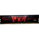 G.Skill D4 8Go 2133-15 AEGIS, Mémoire vive 8 Go, 1 x 8 Go, DDR4, 2133 MHz, 288-pin DIMM, Noir, Rouge