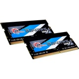 G.Skill Ripjaws F4-2666C19D-16GRS module de mémoire 16 Go 2 x 8 Go DDR4 2666 MHz, Mémoire vive 16 Go, 2 x 8 Go, DDR4, 2666 MHz, 260-pin SO-DIMM