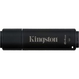 Kingston DataTraveler 4000G2 with Management 64GB lecteur USB flash 64 Go USB Type-A 3.2 Gen 1 (3.1 Gen 1) Noir, Clé USB Noir, 64 Go, USB Type-A, 3.2 Gen 1 (3.1 Gen 1), Casquette, Protection par mot de passe, Noir