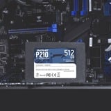 Patriot P210 512 Go SSD Noir, P210S512G25, SATA III