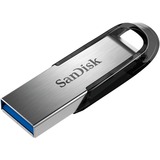 SanDisk Ultra Flair lecteur USB flash 512 Go USB Type-A 3.2 Gen 1 (3.1 Gen 1) Argent, Clé USB Argent/Noir, 512 Go, USB Type-A, 3.2 Gen 1 (3.1 Gen 1), 150 Mo/s, Sans capuchon, Argent