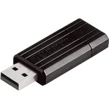 Verbatim PinStripe USB Drive 16 Go, Clé USB Noir, USB 2.0