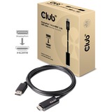 Club 3D DisplayPort 1.4 > HDMI 2.0b Actif, Câble Noir, 2 mètres