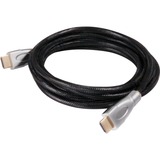 Club 3D HDMI 2.0 haute vitesse de première qualité, Câble Noir, 1 mètre, 4K 60Hz
